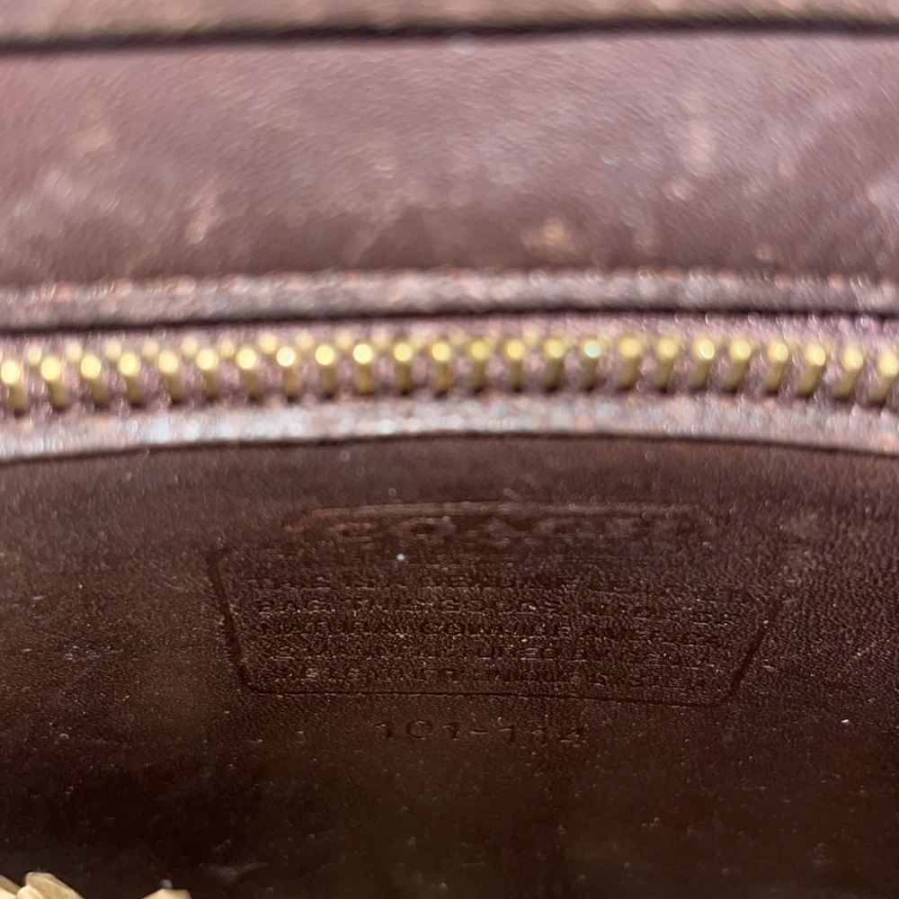 Coach Espresso Leather Shoulder Bag - Picture 3 of 3